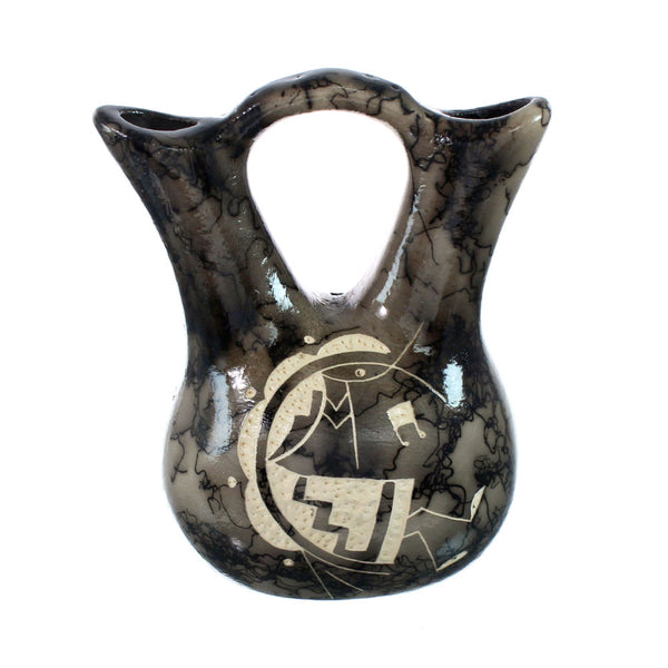 Native American Navajo Horse Hair Wedding Vase JX130508